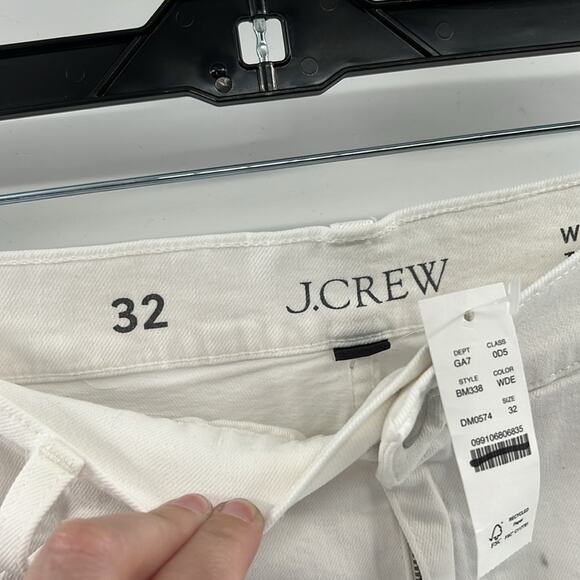 J. Crew Women's Wide Leg Trouser Jeans - White - 32 - New with tags Flawed - Picture 6 of 10